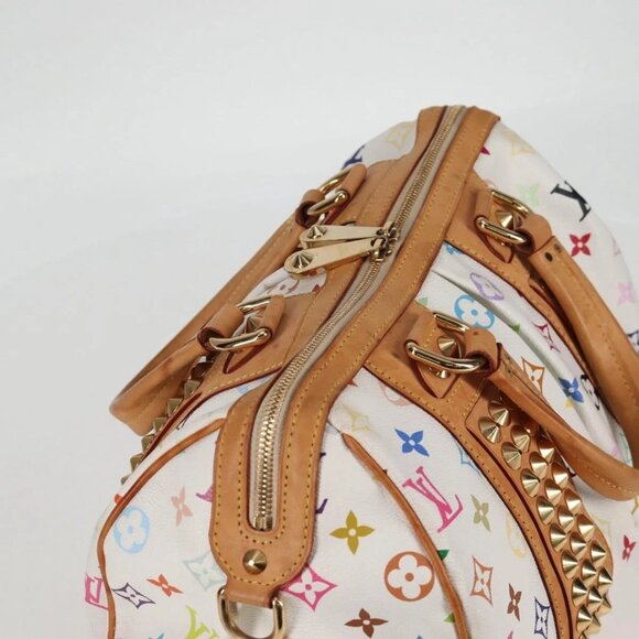 LOUIS VUITTON Monogram Multicolor Courtney MM Bag 2way White M45641 Auth 124887V - Picture 7 of 16